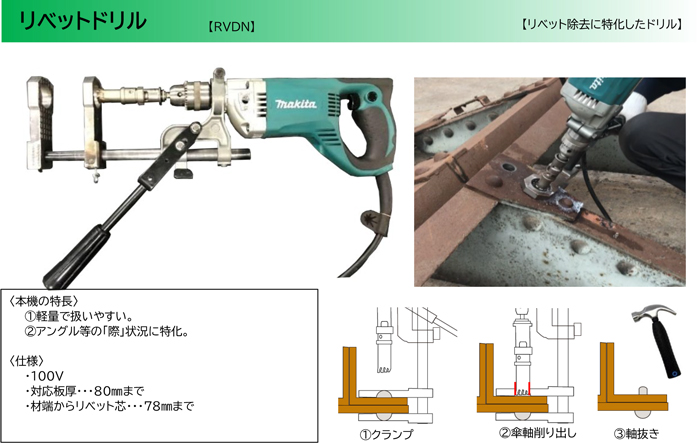 リベットドリル